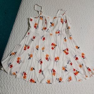 Torrid Floral Swing Mini Dress